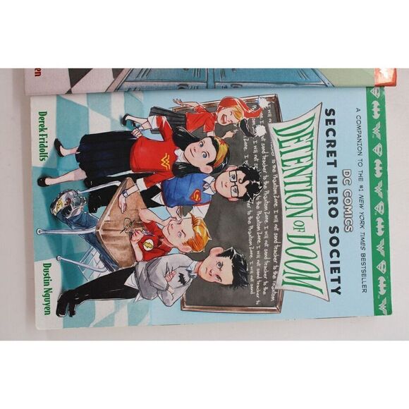 DC Comics Secret Heroes Society Book Lot Detention Of Doom Study Hall Justice... - Picture 4 of 10